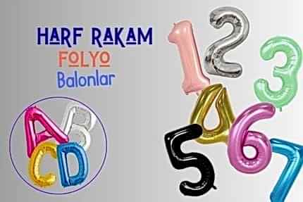 Harf-Rakam Folyo Balonlarımız