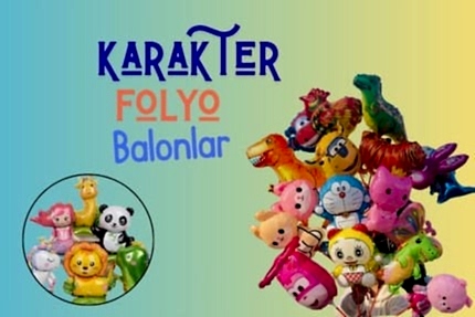 Karakterli ve Figürlü Folyo Balonlar