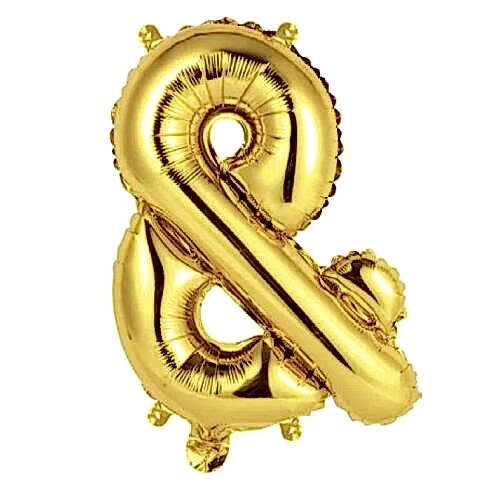 16 İNC SONSUZLUK İŞARETİ GOLD FOLYO BALON