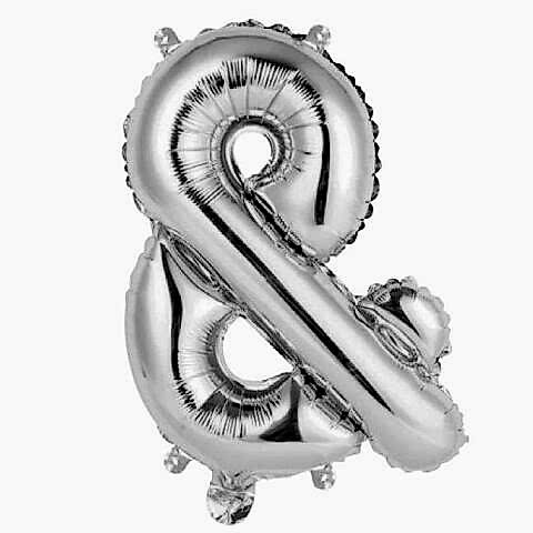 16 İNC SONSUZLUK İŞARETİ GÜMÜŞ FOLYO BALON