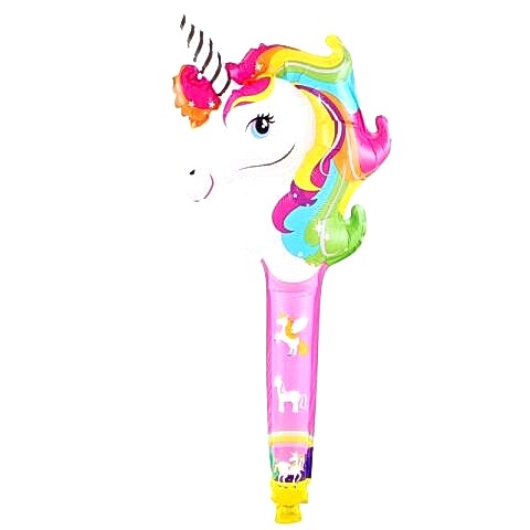 SAPLI UNİCORN KAFA FOLYO BALON 35*77