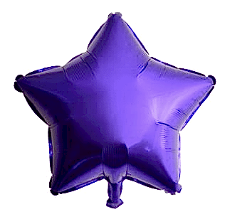 18 İNC YILDIZ MOR RENK FOLYO BALON