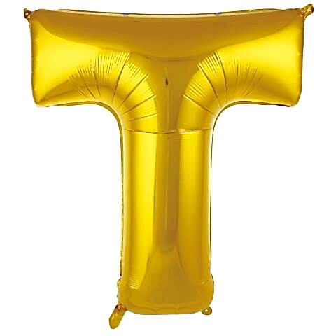 T- HARF 40 İNC GOLD RENK BALON 100 CM