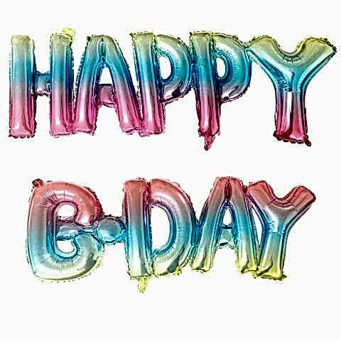 HAPPY B.DAY GÖKKUŞAĞI SET FOLYO BALON