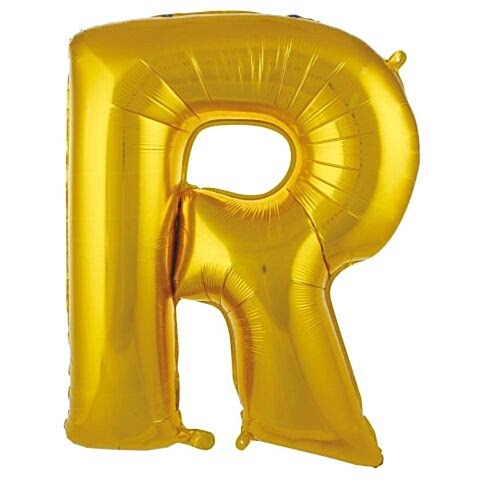 R- HARF 40 İNC GOLD RENK BALON 100 CM