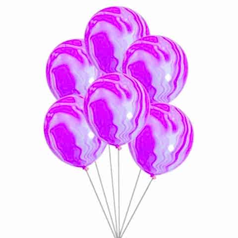 MERMER MOR LATEKS  BALON 100 Lİ