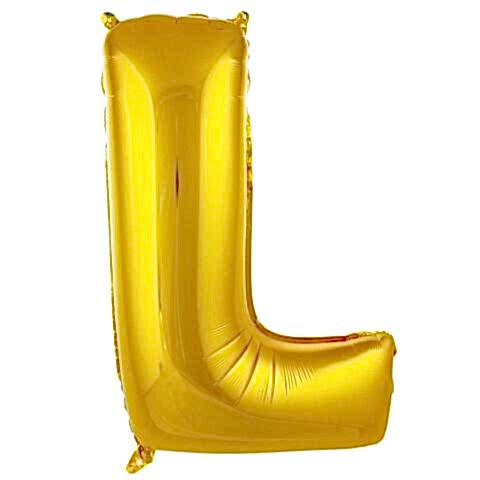 L- HARF 40 İNC GOLD RENK BALON 100 CM