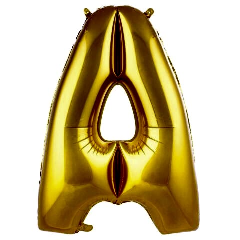 A- HARF 40 İNC GOLD RENK BALON 100 CM