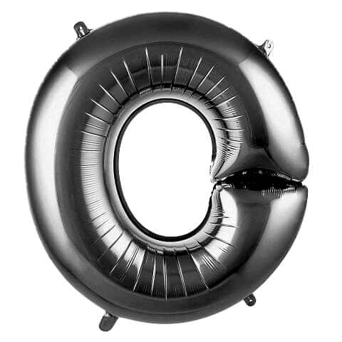 O- HARF 34 İNC GÜMÜŞ RENK BALON 76 CM