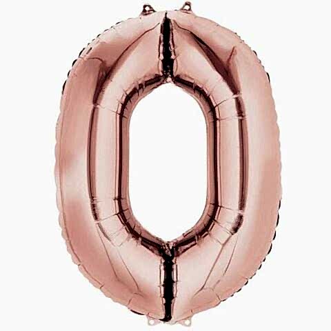 0- RAKAM 16 İNC ROSEGOLD RENK BALON 36 CM
