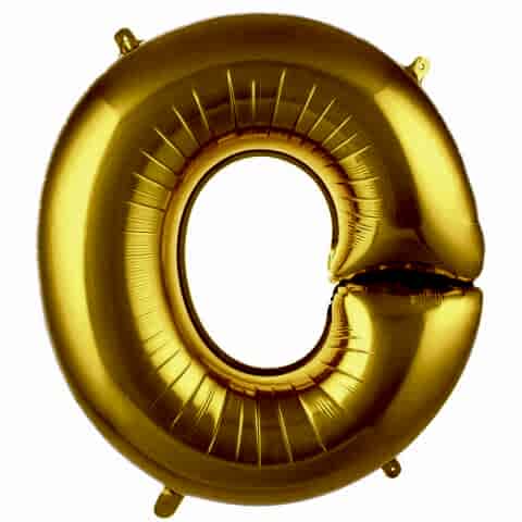 O- HARF 34 İNC GOLD RENK BALON 76 CM