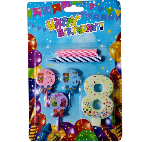 AYICIKLI BEYAZ 8 RAKAM MUM