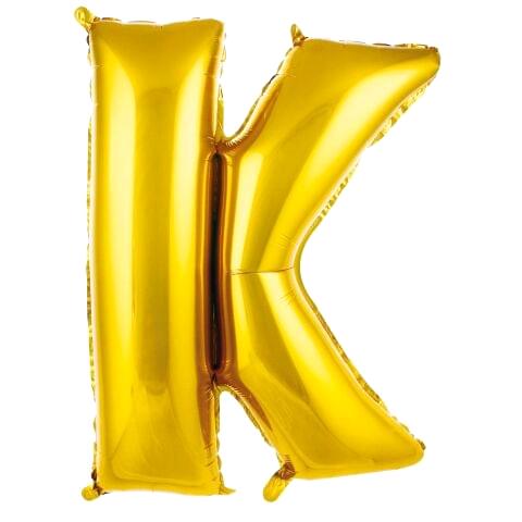 K- HARF 34 İNC GOLD RENK BALON 76 CM