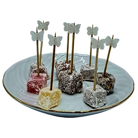 KÜÇÜK KÜRDAN-10 BEYAZ KELEBEK 12 Lİ PK:36