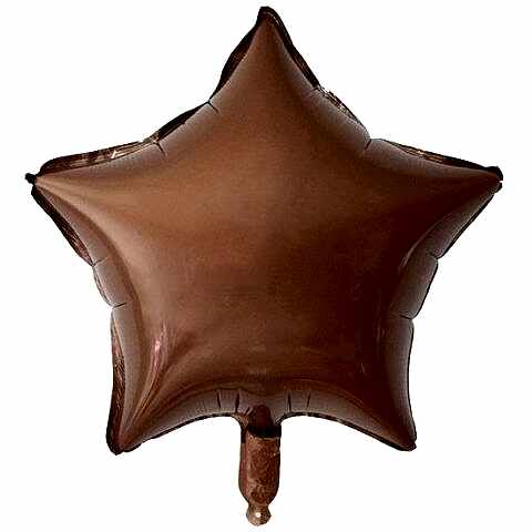18 İNC YILDIZ KARAMEL RENK FOLYO BALON