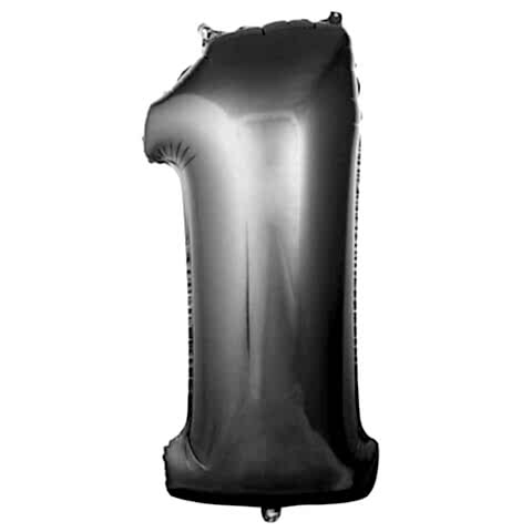 1- RAKAM 34 İNC GÜMÜŞ RENK BALON 76 CM
