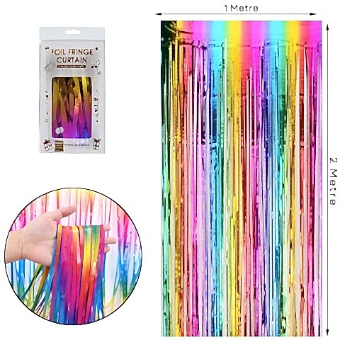 İTHAL METALİZE KOYU GÖKKUŞAĞI ARKA PLAN PERDESİ 2*1m