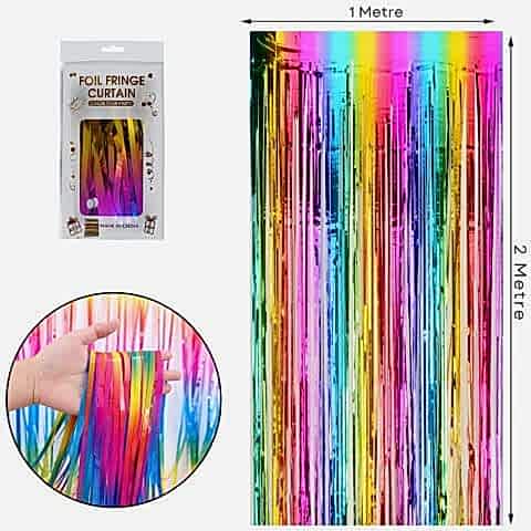 İTHAL METALİZE KOYU GÖKKUŞAĞI ARKA PLAN PERDESİ 2*1m