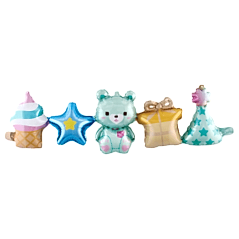 AYICIK KONSEPT MAVİ FOLYO BALON