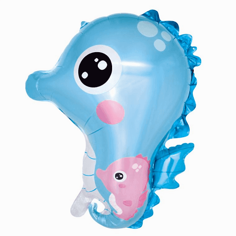 DENİZ ATI MAVİ FOLYO BALON 53,5*65