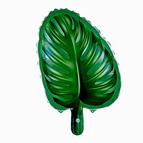 TROPİKAL ŞEFFAF YAPRAK FOLYO BALON 40*51,5