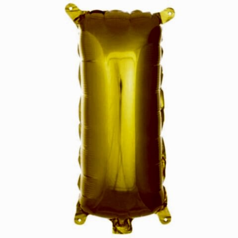 I- HARF 16 İNC GOLD RENK BALON 36 CM