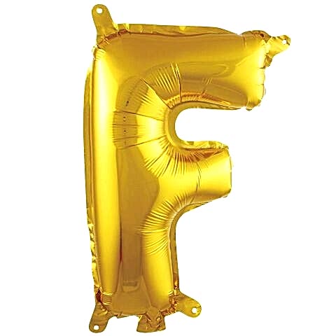 F- HARF 16 İNC GOLD RENK BALON 36 CM