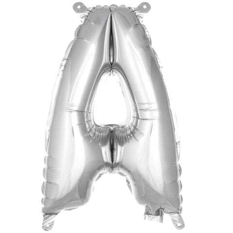 A- HARF 16 İNC GÜMÜŞ RENK BALON 36 CM