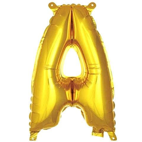 A- HARF 16 İNC GOLD RENK BALON 36 CM