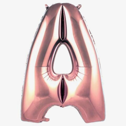 A- HARF 40 İNC ROSEGOLD RENK BALON 100 CM