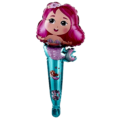 SAPLI DENİZ KIZI FOLYO BALON 26,5*59,5