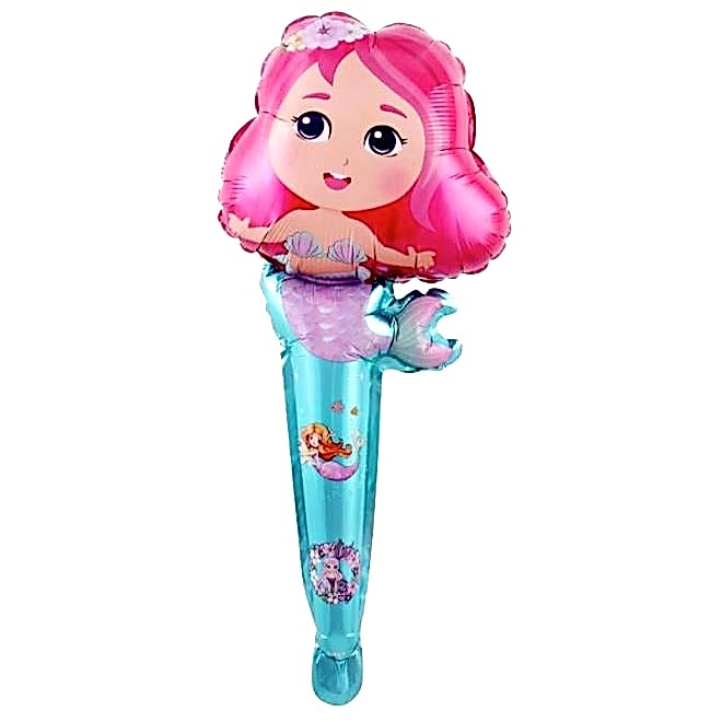 SAPLI DENİZ KIZI FOLYO BALON 26,5*59,5