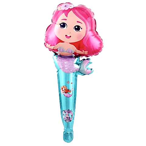 SAPLI DENİZ KIZI FOLYO BALON 26,5*59,5