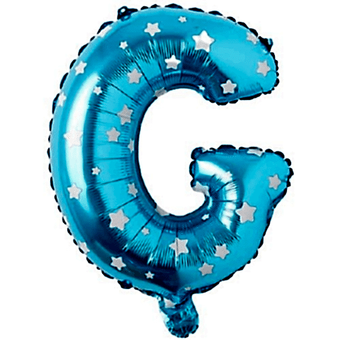 G- HARF 16 İNC MAVİ RENK BALON 36 CM