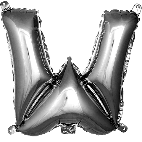 W- HARF 40 İNC GÜMÜŞ RENK BALON 100 CM