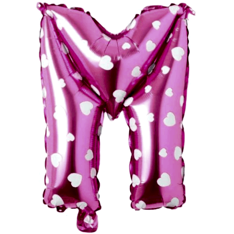 M- HARF 16 İNC PEMBE RENK BALON 36 CM