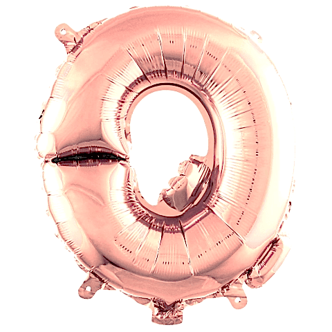 Q- HARF 40 İNC ROSEGOLD RENK BALON 100 CM