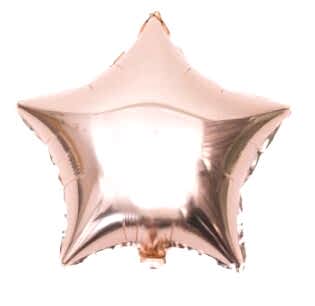 24 İNC YILDIZ ROSEGOLD RENK FOLYO BALON