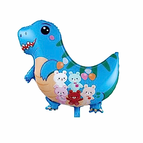 DİNAZOR MAVİ FOLYO BALON