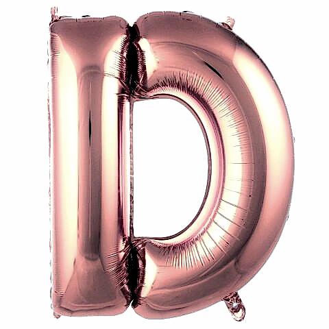 D- HARF 40 İNC ROSEGOLD RENK BALON 100 CM