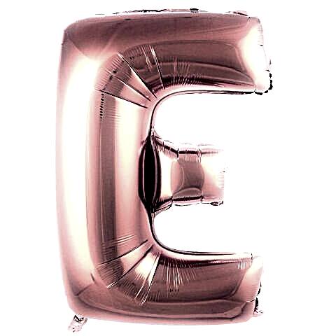 E- HARF 40 İNC ROSEGOLD RENK BALON 100 CM