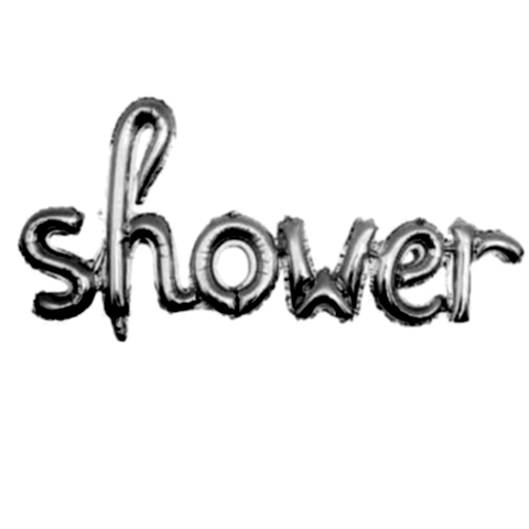 SHOWER GÜMÜŞ FOLYO BALON 47*107,5