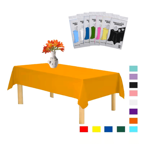 PLASTİK HARDAL SARISI MASA ÖRTÜSÜ 120*180cm
