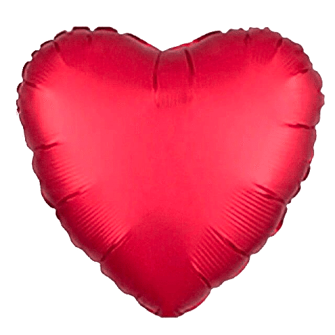 18 İNC KALP KIRMIZI RENK FOLYO BALON
