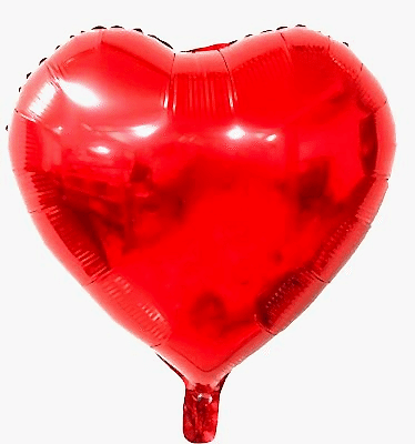 24 İNC KALP KIRMIZI RENK FOLYO BALON