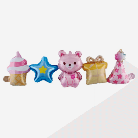 AYICIK KONSEPT PEMBE FOLYO BALON