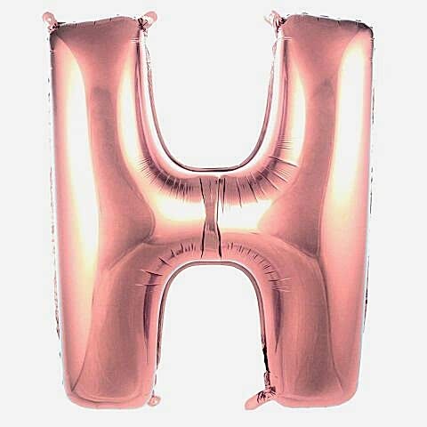 H- HARF 40 İNC ROSEGOLD RENK BALON 100 CM