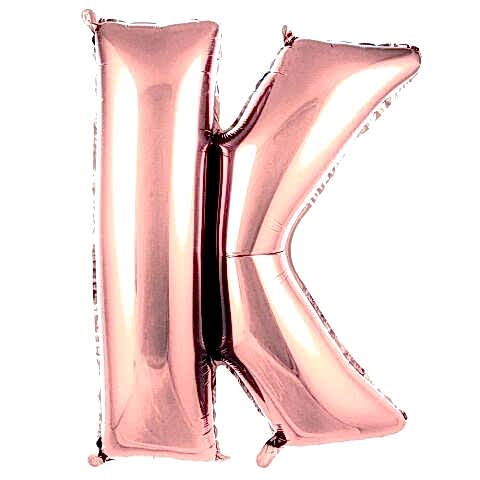 K- HARF 40 İNC ROSEGOLD RENK BALON 100 CM
