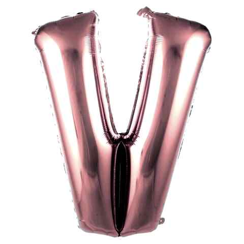V- HARF 40 İNC ROSEGOLD RENK BALON 100 CM