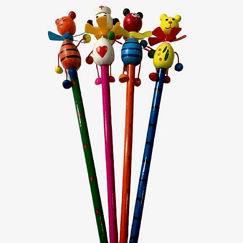 KARAKTER AHŞAP BAŞLIKLI KURŞUN KALEM